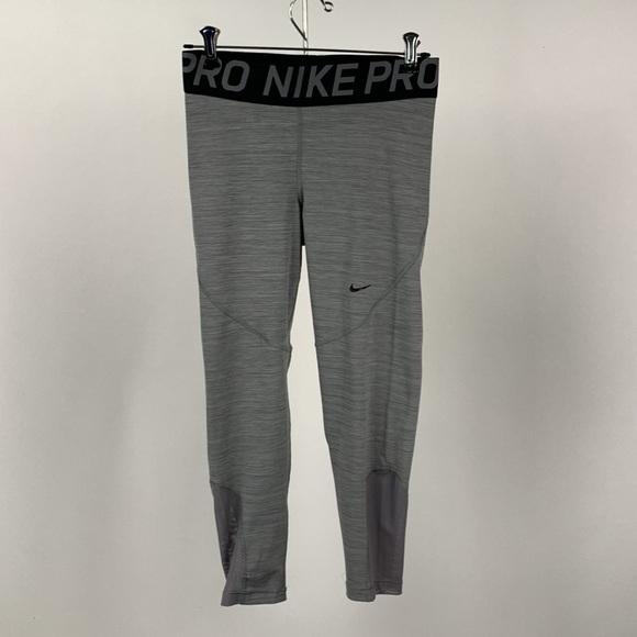 Nike Training Pro 365 tights leggings in grey Medium M - Picture 2 of 9